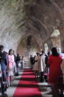 Ceremony in the Refectory inchcolm wedding 2